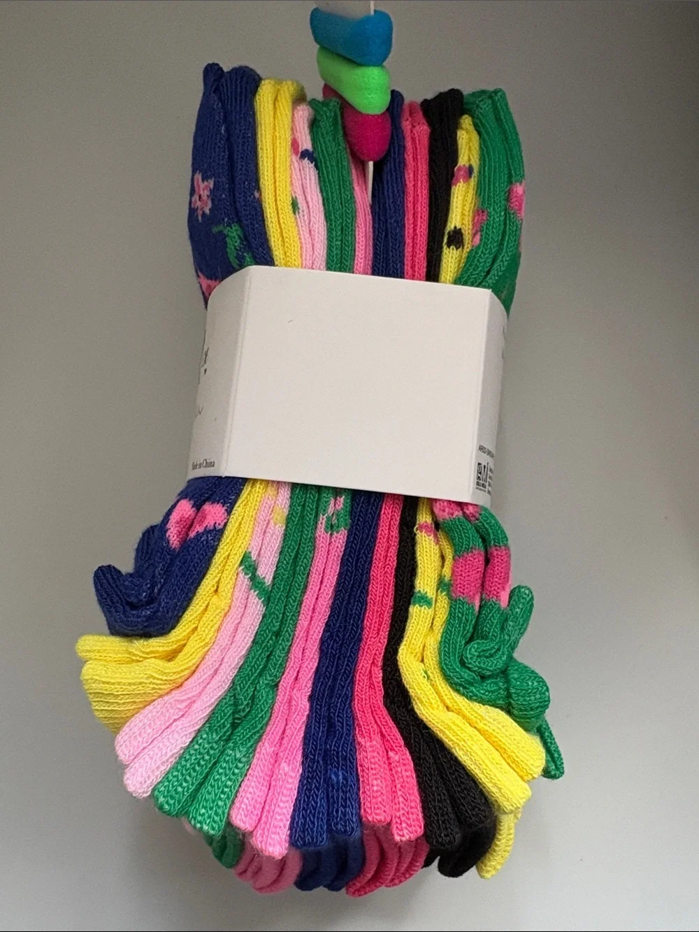 NWT [Alexa Rose] 10x Pairs No-Show Socks Girls Sz 10.5 - 4 + 3x Hair Elastics